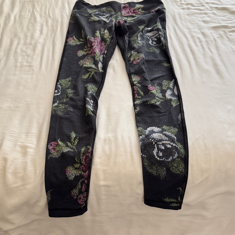 Lululemon Athletica Floral Leggings